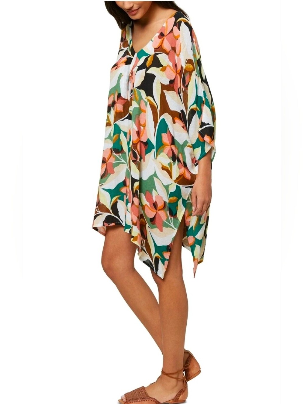 O'Neill Floral Multi-Color Swim Coverup